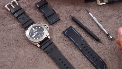 how to remove panerai tang buckle|panerai watch buckle.